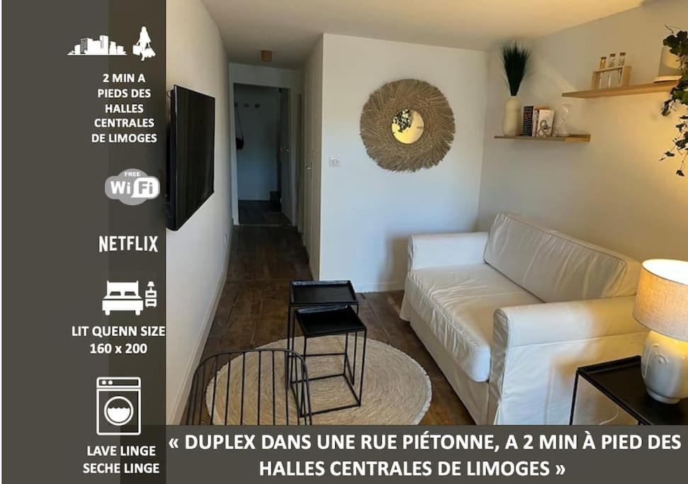 Superbe Duplex Hypercentre Dans Une Rue Pietonne Limoges Ngoại thất bức ảnh